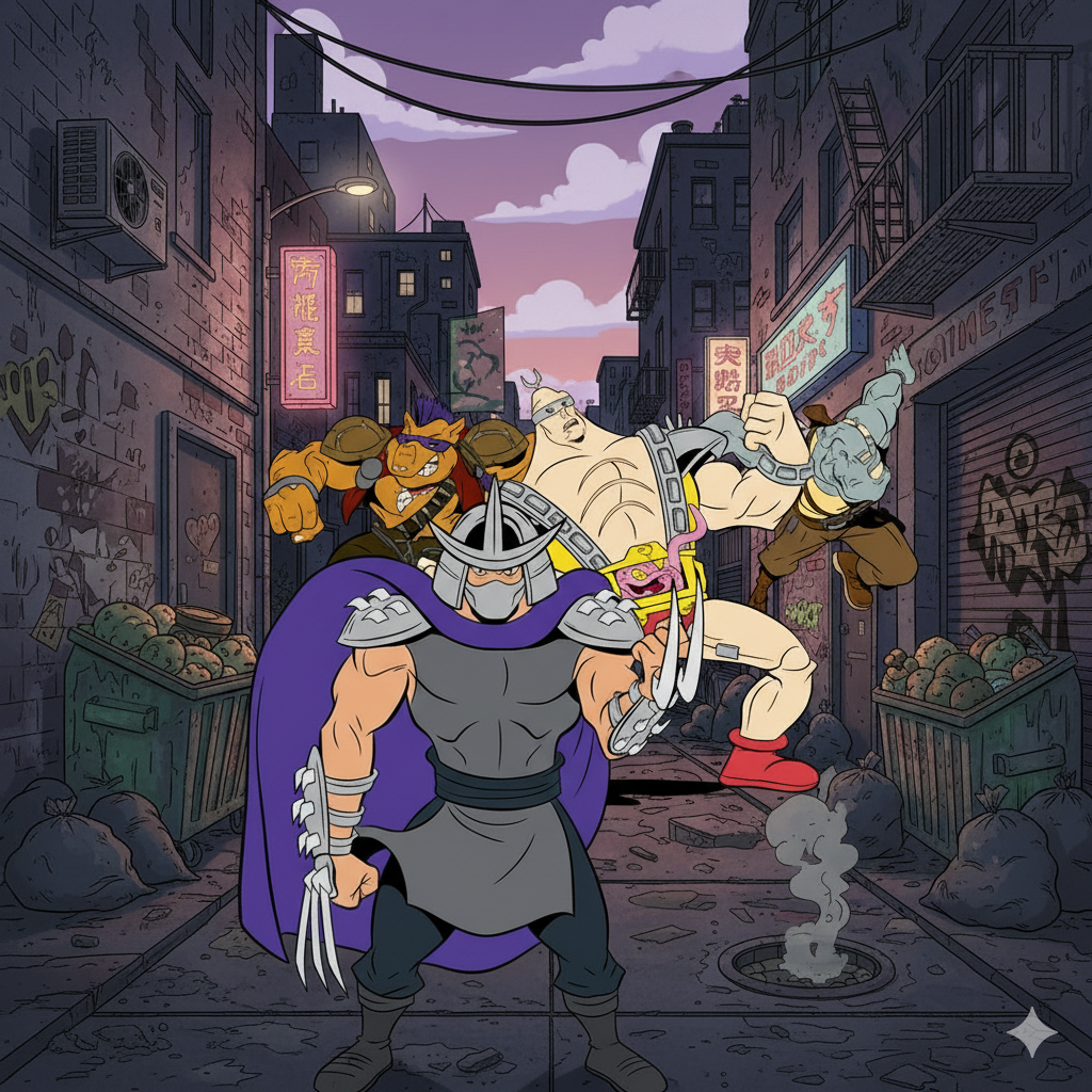 Dessin animé Les Tortues Ninja - Pop Culture 90'